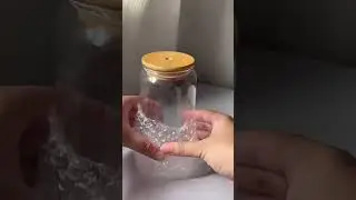 Glass Bubble Tea Cup | Wide Mouth Clear Jar with Lid for Water, Hot Drinks & Milk 🌟