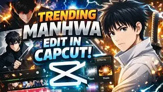 RELATABLE MANHWA EDIT TUITORIAL ON CAPCUT + FLIP TRANSITION 👌 #ANIME 