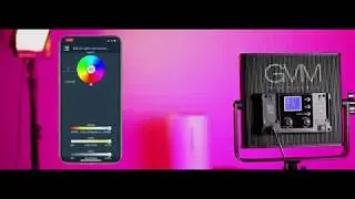 GVM 50RS-RGB LED Studio Video Light 3-Panel Kit