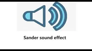 Sander sound effect