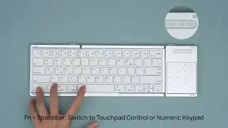Make your Apple devices convenient for work with SODI foldable keyboard