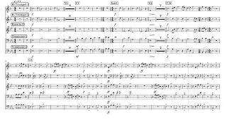 Angels from the Realms of Glory / Emmanuel Mashup, Brass Quintet: Animated Score