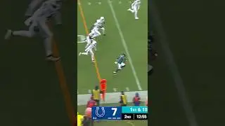 Travis Ettienne BURST for a 28 yard rushing TOUCHDOWN Jaguars vs Colts #shorts #nfl #jaguars #colts
