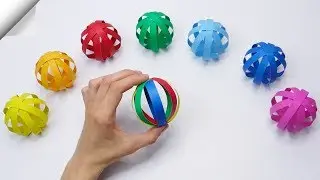 Easy Paper Ball - Paper crafts