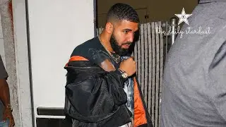 Drake jumps into his custom Mercedes Maybach G Wagon!!!