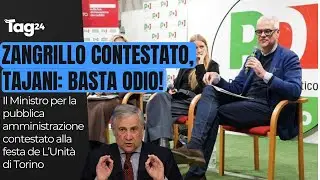 Ministro Zangrillo contestato alla festa del PD a Torino, Tajani sbotta: 