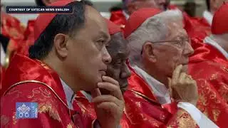 Cardinal Giovanni Battista Re delivers homily for pre-conclave Mass