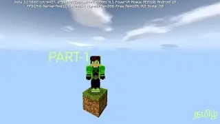 Minecraft One Block Sky Block In Tamil..FEWNIX!!