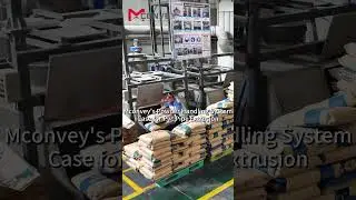 Mconvey powder material handling solution for pvc pipe extrusion #conveyor #conveyorsystems