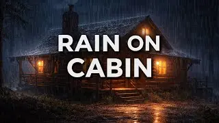 Rain on Forest Cabin | 1.5 Hours of Calm Nature Ambience