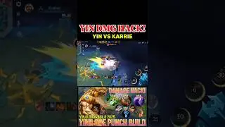 WTF* YIN HACK DAMAGE 🔥 ~ MLBB #mlbb #mobilelegends #shorts #shortvideo #short #gameplay #yin #mlb