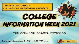 The College Search Process