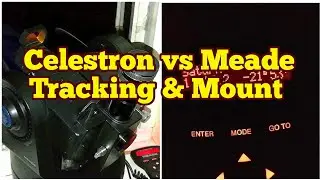 Celestron vs Meade ETX: Tracking & Mount Stability/ Windowsill Astronomy