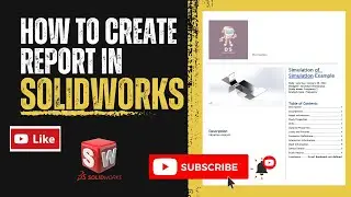 How to create report | Solidworks Simulation
