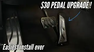 BMW F30 PEDAL UPGRADE ! (CHEAP AND EASY)