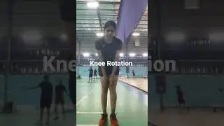Badminton Warm up exercises to avoid muscle injury and optimize game. #ytshorts #shorts #badminton