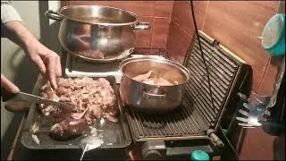 Pihtije...Lučenje na Stari Vojvođanski... Seljački Način