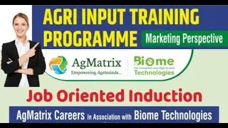 Why Agri Input Training Programme is important for Agri. graduates? || AgMatrix || Biome Tech