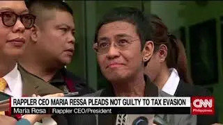 Rappler CEO Maria Ressa pleads not guilty to tax evasion