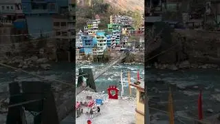 India🇮🇳- Nepal🇳🇵border crossing bridge dharchula.     #dharchula #bridge #darchula #uttarakhand