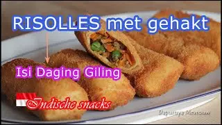 Cara Membuat RISOLES | Risolles met gehakt recept - Indische snacks || Dapurnya Mevrouw