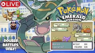 Live: Road to Battle Frontier - Double Battles Only! - Leveling up for 5th Gym
