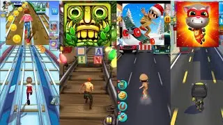 Subway Princess 🆚 Temple Run | 😎 Веселое испытание: Tom Hero 🆚 Little Singham Super Skater