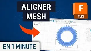Comment aligner un mesh sur un plan sur Fusion