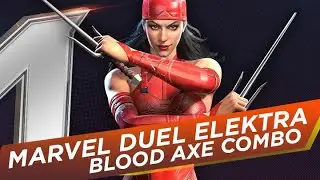 Marvel Duel Elektra + Blood Axe Combo