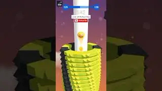 Stack Ball 🔥 Level 129 Perfect Clear in One Go 😱 | Insane Speed Run! #gaming #stackball #games