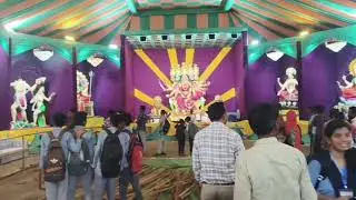 मंडला बड़ी खैरी और कृषि मंडी मां दुर्गा की अद्भुत स्वरूप #vlog#mandla#navratraseen