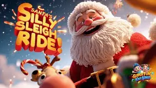 Santa&rsquo;s Silly Sleigh Ride 🎅 Funny Christmas Song & Dance for Kids 🎅