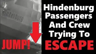 Hindenburg Disaster Passengers And Crew Trying To ESCAPE