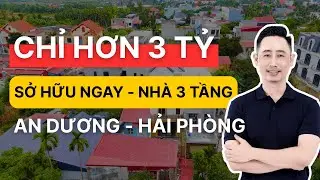 Chỉ hơn 3 tỷ , sở hữu ngay căn hộ 3 tầng độc lập An Dương - Hải Ph&ograve;ng