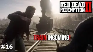 Save Reverand from Passing Train | Red Dead Redemption 2 |No Commentary|PS5 Cinematic Gameplay|#rdr2
