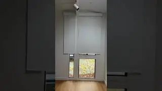 Motorized roller shades - easy solution for angle top windows