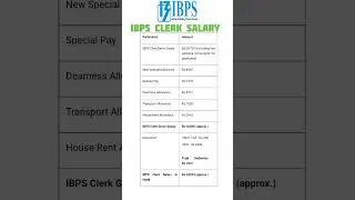 IBPS CLERK SALARY 2025 #ibps #ibpsclerk #salary #analysis #2025 #dalimsharma