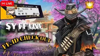Free Fire Live ID Check Out 😊 #freefire #gaming #LiveStream #idcheckout #fflive