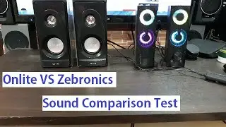 onlite VS Zebronics Mini Bookshelf Speakers Sound Test // The technoboy