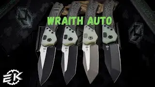 Heretic Knives Wraith Automatic Jade G10 Carbon Fiber Knife