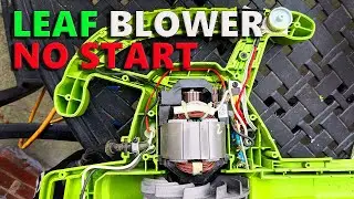 Greenworks Corded Electric Leaf Blower No Start - FIX