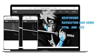 How to Create Responsive Navbar using HTML & CSS