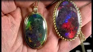 HUGE BLACK OPAL Gemstone Pendants at a Reasonable PRICE?