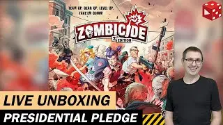 Zombicide 2nd Edition Presidential Plege Live Unboxing