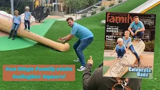 San Diego Family June Cover Shoot at the new Gallagher Square at Petco Park!