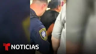 Arrestan a 11 funcionarios por intentar entrar a centro de detención migratorio | Noticias Telemundo