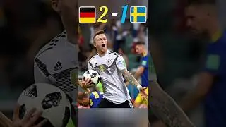 Germany 🇩🇪 vs Sweden 🇸🇪  2018 FIFA World Cup Highlights #football #shorts #viral 😎😱🥰