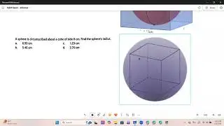 Solid Geometry - Volumes (Spheres and Cubes)