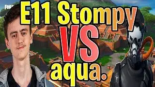 THE BEST PLAYER IN THE WORLD E11 Stompy VS Aqua. - *INSANE* 1v1 Creative Buildfight EU