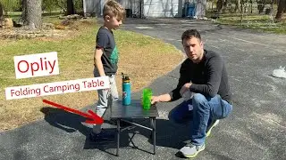 Opliy Folding Camping Table, small & holds a lot of weight #campinggear #folding #campinglife